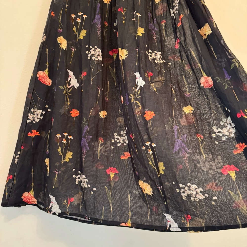 Lisa Says Gah Sheer Abigail Skirt Wildflower - Picture 10 of 11